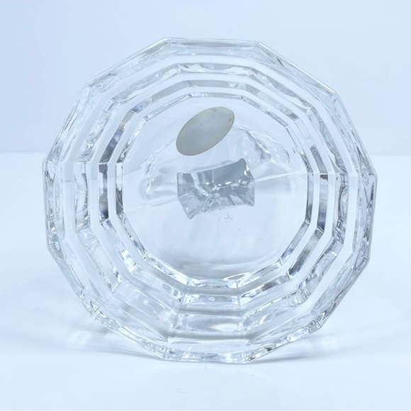 Vintage St George Cross 24% Lead Crystal Sculpture On Round Base High Quality - Picture 3 of 3